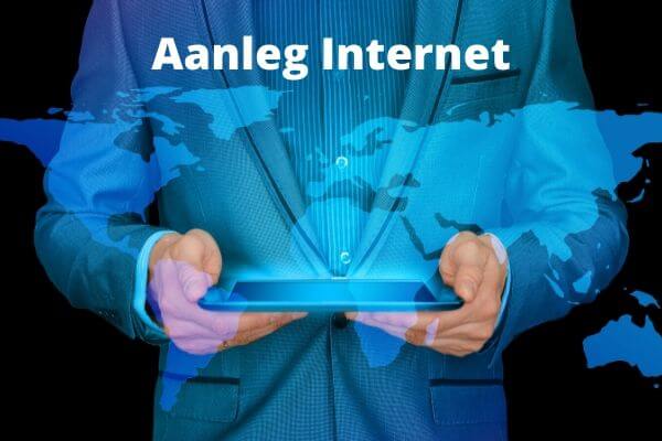 aanleg internet afbeelding